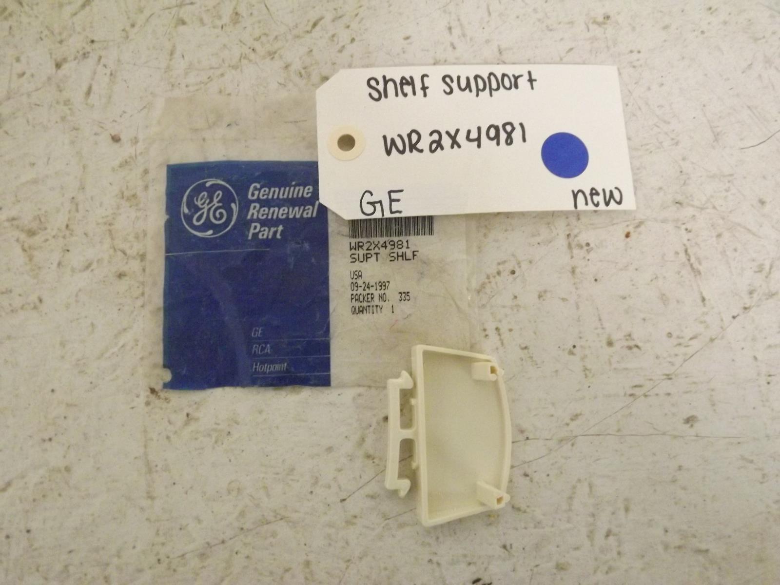 GE Refrigerator WR2X4981 Shelf Support New GE Refrigerator WR2X4981 Shelf Support New